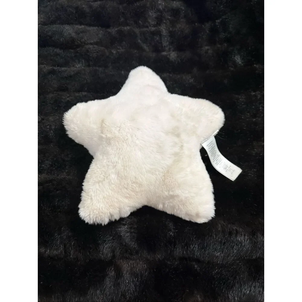 Pottery barn kids Faux Fur Star Shaped Pillow cozy cream